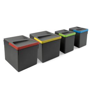 Recycle Behälter für Küchenschublade, Grau - Kunststoff - 23 x 39 x 33 cm