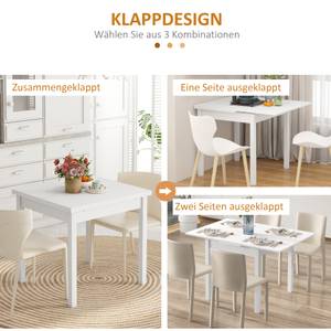 Klapptisch 835-915V00WT Weiß