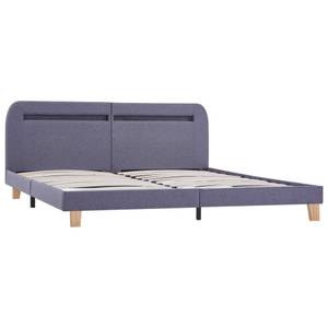 Cadre de lit 297912 Gris lumineux - Largeur : 165 cm