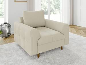 Sessel Neo Cord-Stoff Beige