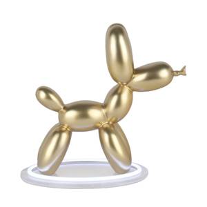 LED-Lampe Ballonhund Gold