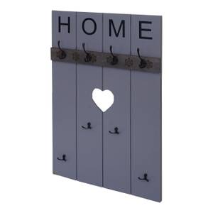 Wandgarderobe C89 Home Shabby-Look Blau - Grau