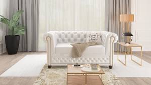 Chesterfield Perry Sofa 2 Sitzer Weiß