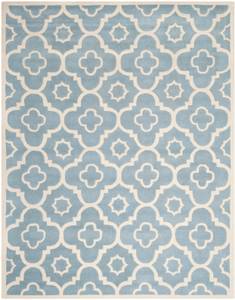 Innenteppich Alexa CHATHAM Blau - Taupe - 185 x 275 cm