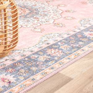 Teppich Vintage Lily Medaillon Pink