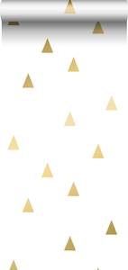 Tapete grafische Dreiecke 7241 Gold
