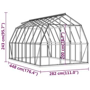 Gewächshaus 3013181 Tiefe: 448 cm