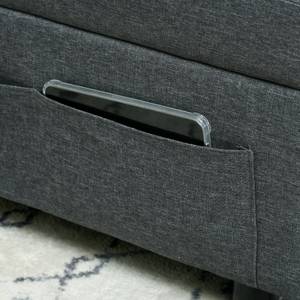 Einzel Schlafsofa 839-858V00GY Grau - Textil - 104 x 81 x 66 cm