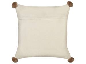 Kissen 2er Set OBERONIA Beige - Braun - Naturfaser - 45 x 15 x 45 cm