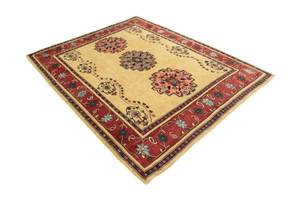 Tapis Kashkuli LXXXV Beige - Textile - 171 x 1 x 210 cm