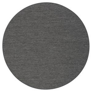 Sisal-Optik Teppich Pure Meliert Rund Anthrazit - 100 x 100 cm
