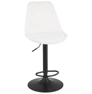 Tabouret De Bar ROSITA Blanc - Métal - 48 x 103 x 55 cm