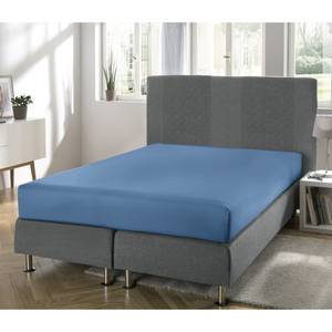 Boxspring-Spannbettlaken 144806 Indigoblau - 90-100 x 190-220 cm