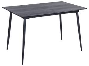 Table de salle à manger GELANDA Noir - Gris - Bois manufacturé - 80 x 78 x 120 cm