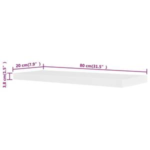 Wandregal (2er Set) 296600-1 Breite: 80 cm - Anzahl Teile im Set: 2