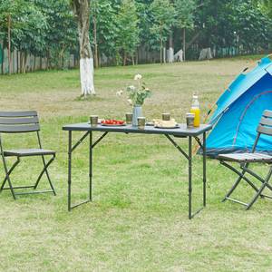 Table de camping pliante Adelfia Noir