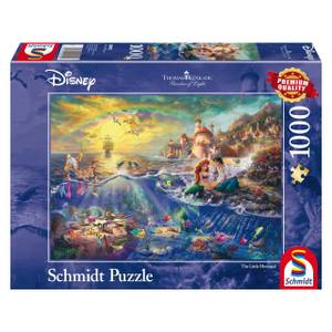 Puzzle Die kleine Meerjungfrau Papier - 28 x 6 x 38 cm