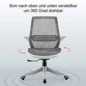 Bürostuhl J91 Grau - Textil - 66 x 102 x 46 cm