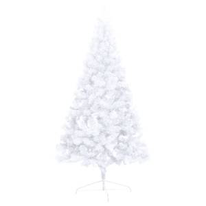 Sapin de noël artificiel Gris - Blanc - 125 x 240 x 125 cm