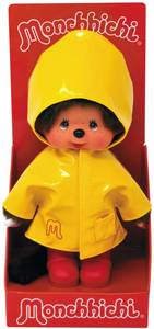 Monchhichi gelber Kreis Gelb - Kunstfell - 10 x 25 x 12 cm