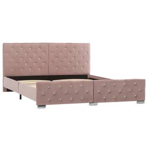 Bettgestell 3001902 Pink - Silber - Breite: 166 cm