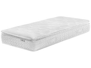 Matelas LUXUS Beige - Blanc - Textile - 90 x 25 x 200 cm