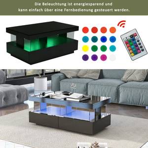 LED Couchtisch Ourea Ⅱ Schwarz