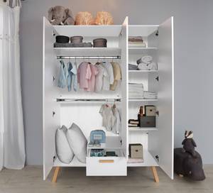 Kleiderschrank MatsBaby Cremeweiß - Weiß