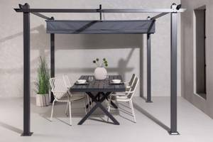 Pergola Lazio Grau - 295 x 248 x 295 cm