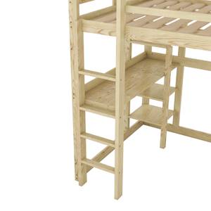 Hochbett BuchSHEFⅡ Beige