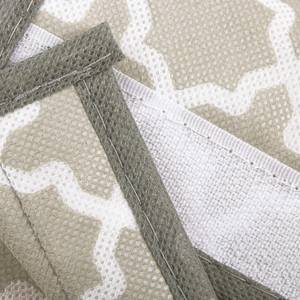 Stoffregal, 120x15x30 cm, 10 Ablagen Grau - Textil - 15 x 120 x 30 cm