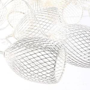 Guirlande lumineuse 10 cages argentées 1 Métal - 175 x 12 x 12 cm