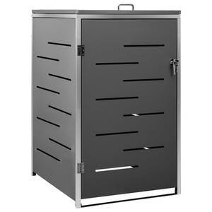 Abri à poubelles à roulettes 3010469-1 Anthracite - Profondeur : 69 cm