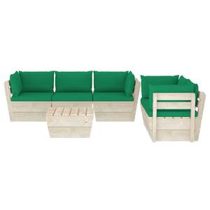 Garten-Lounge-Set (6-teilig) 3016490-10 Grün