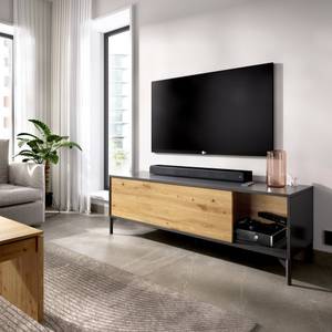 Meuble TV Olimpo Marron - Bois manufacturé - 133 x 45 x 39 cm