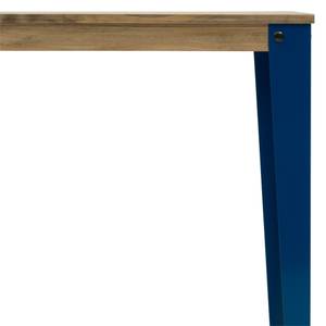 Table à manger Lunds 59x59 Bleu-Vielli Bleu
