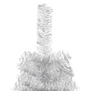 Künstlicher Halb-Weihnachtsbaum Silber - 61 x 240 x 61 cm