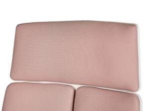 Chaise de bureau DELIGHT Pêche - Rose foncé - Blanc