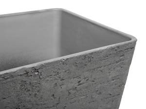 Cache-pot d'extérieur DELOS Gris foncé - Gris - Diamètre : 49 cm - 1 set