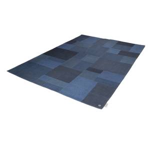 65 x 135 cm Bleu - Textile - 190 x 290 cm