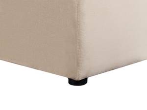 Lit double NOYERS Beige - Largeur : 190 cm