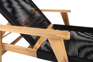 Chaise longue John Marron - Bois massif - 73 x 55 x 200 cm