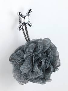 Badhaken TAP, schwarz, WENKO Silber - Metall - 6 x 3 x 6 cm