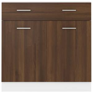 Küchenschrank 3015789-16 Braun - Eiche Dunkel - 80 x 46 cm