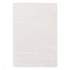 Tapis shaggy AMORE 1 80x150 blanc Blanc - Matière plastique - 80 x 1 x 150 cm