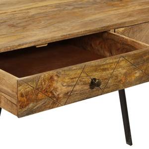 Schreibtisch Braun - Massivholz - Holzart/Dekor - 110 x 75 x 110 cm