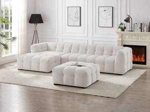 Sofagarnitur DILOME Beige - Textil - 168 x 68 x 314 cm