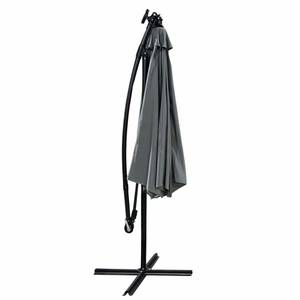 Parasol de jardin MILIN Noir - Gris