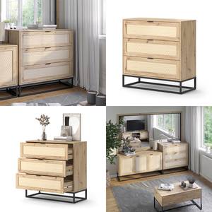 Kommode  Natal 42063 Braun - Holzwerkstoff - 38 x 66 x 35 cm