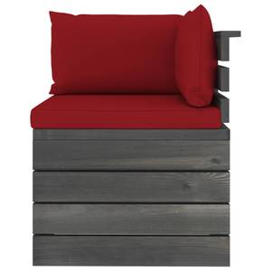 Gartensitzgruppe K093(5-tlg) Rot - Massivholz - 72 x 65 x 70 cm